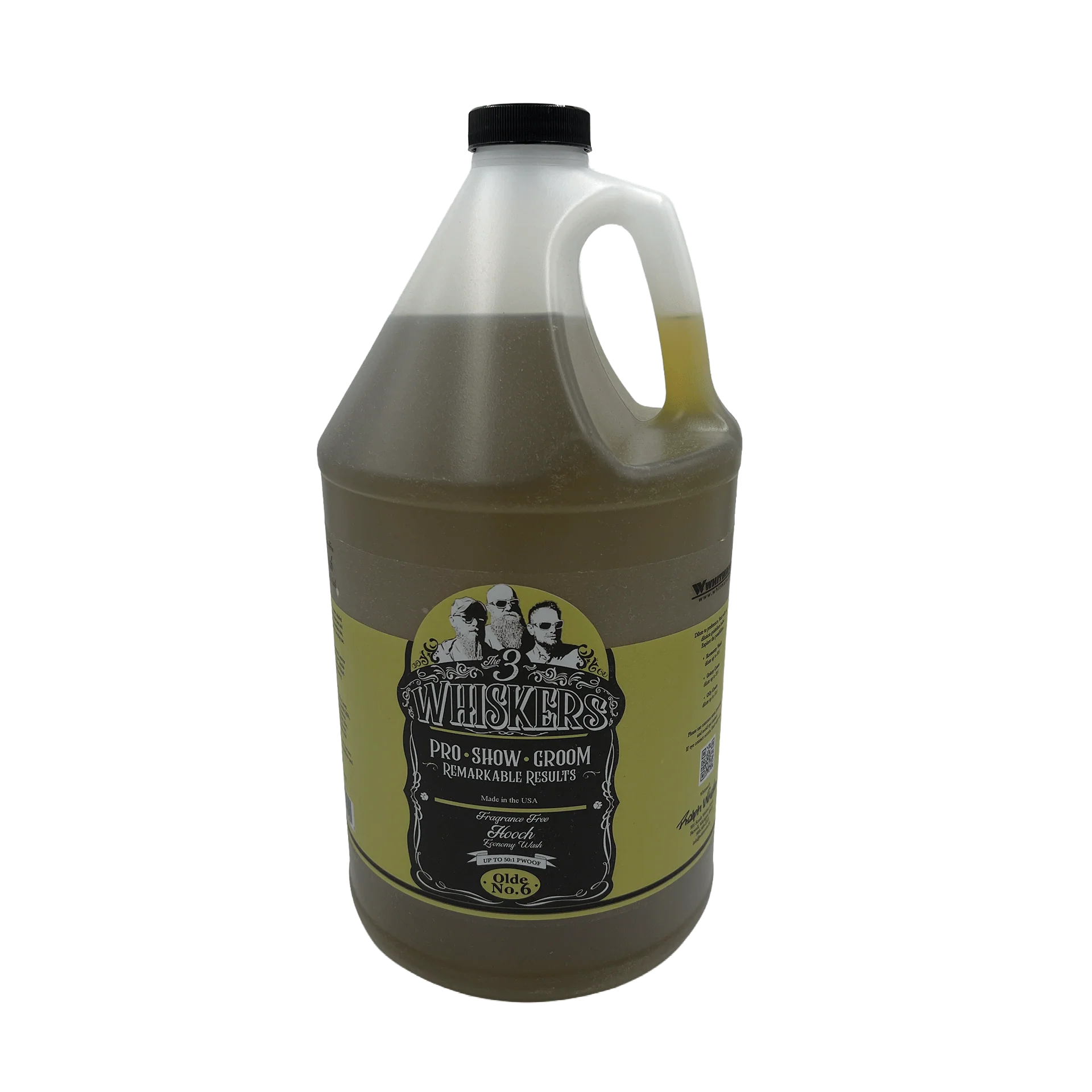 Hooch Fragrance Free Economy Wash Gallon by 3 Whiskers