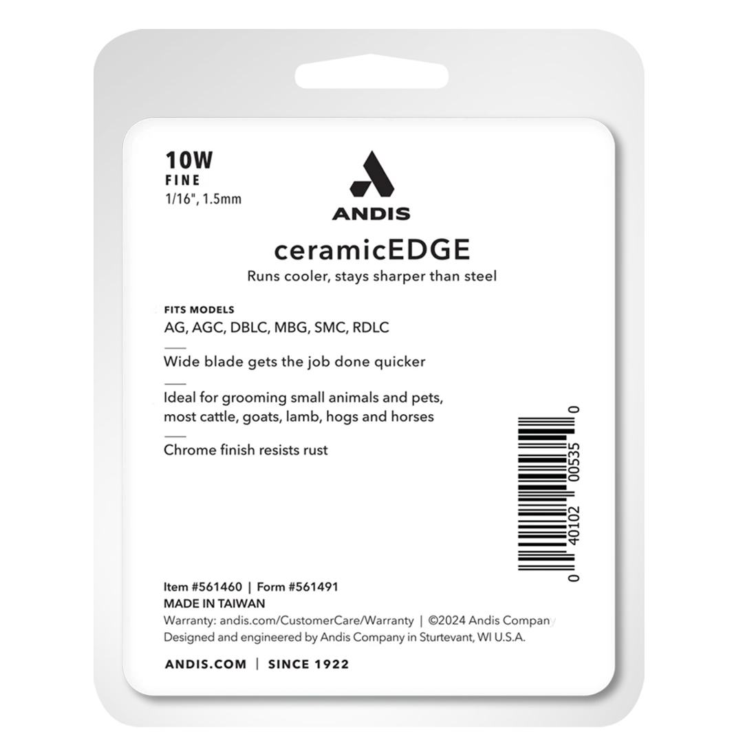 #10W Fine CeramicEdge Wide Blade by Andis - Image 3