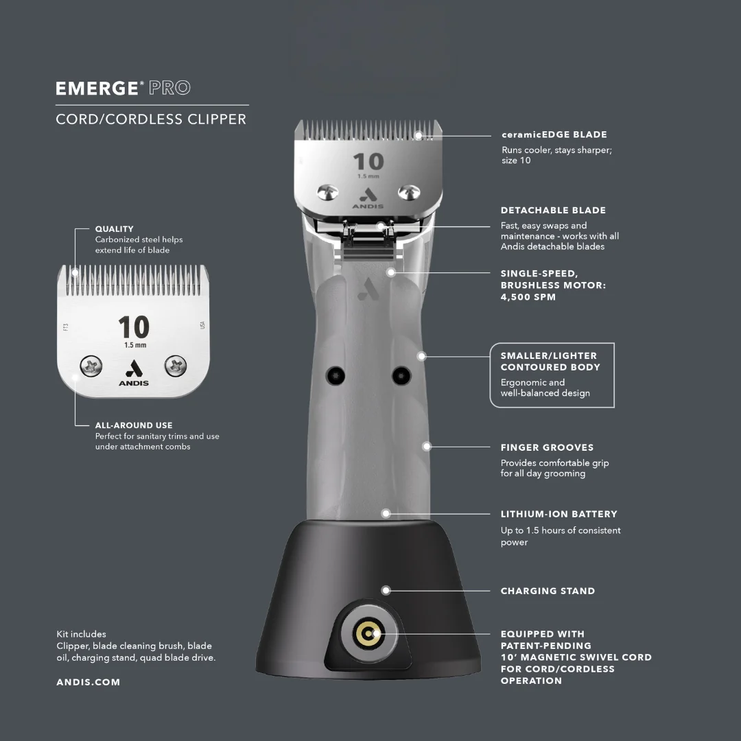 Emerge Pro Clipper by Andis - Image 17