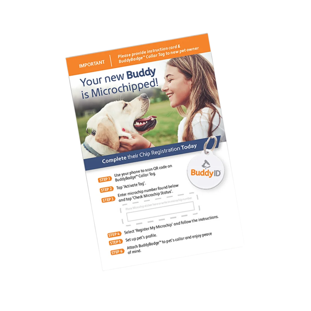 Pack of 5 Microchip Complete Protection System by BuddyID - Image 4