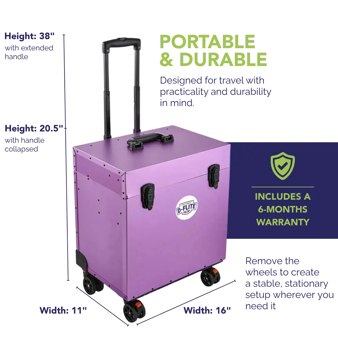 D-Flite Tack Box with wheels Purple by Chris Christensen - Image 4