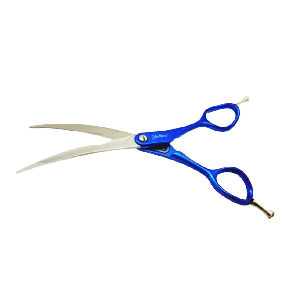 Colibri Curved Scissors Sapphire Blue 6.25 by Zolitta - Image 2