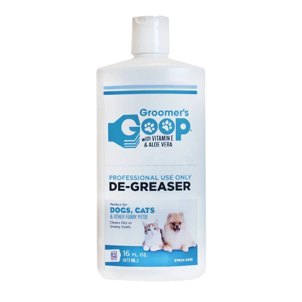 Liquid Degreaser For Oily Coats 16oz by Groomer's Goop