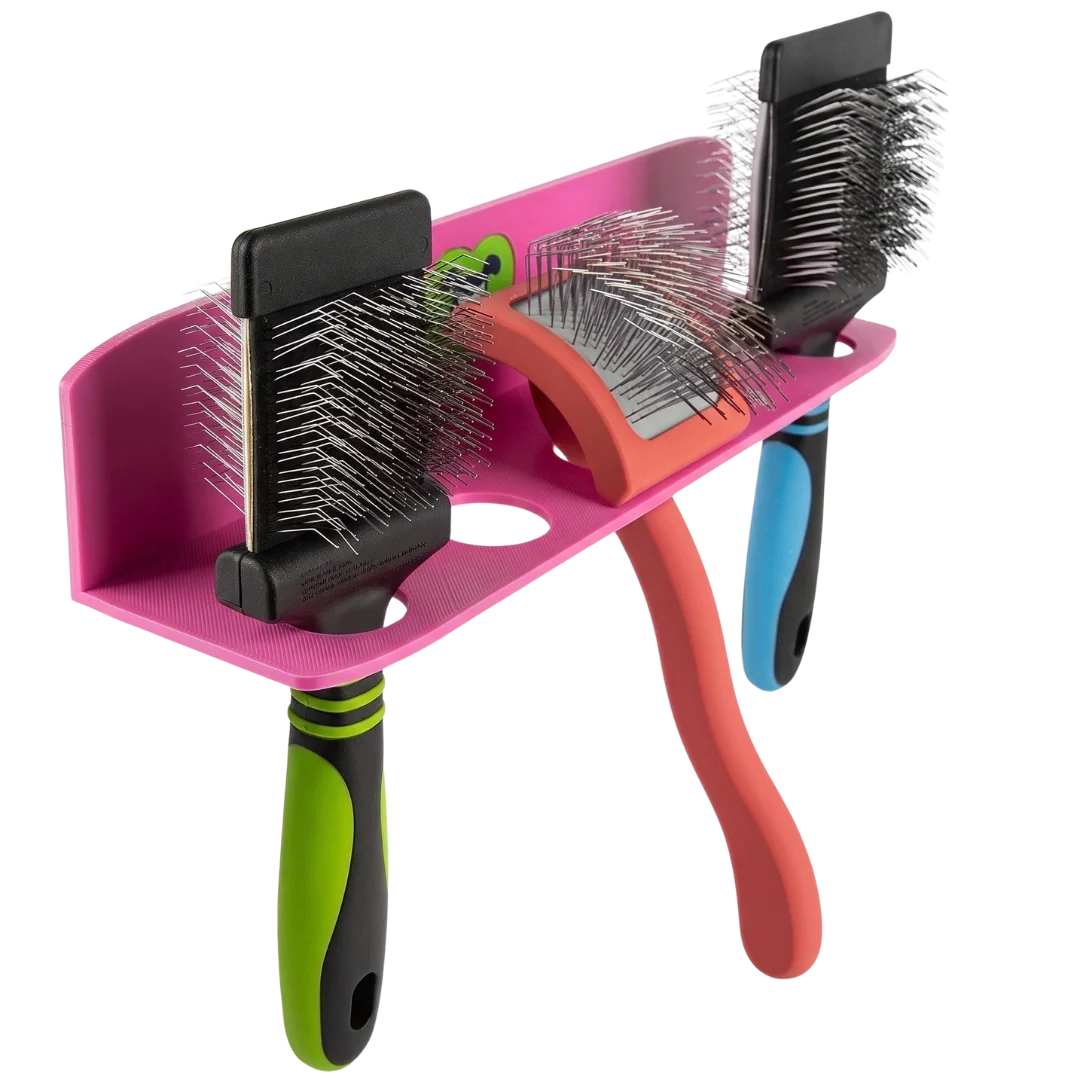 Hanging Brush Holder Hot Pink by PetStore.Direct - Image 2