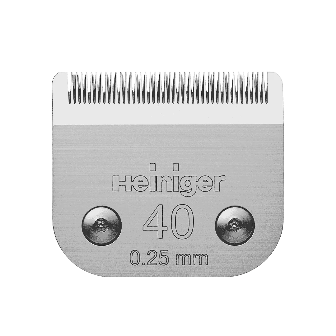 #40 Clipper Blade 0.25 mm by Heiniger - Image 2