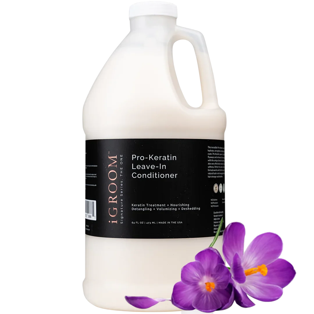 Pro-Keratin Leave-In Conditioner 64oz by iGroom - Image 2