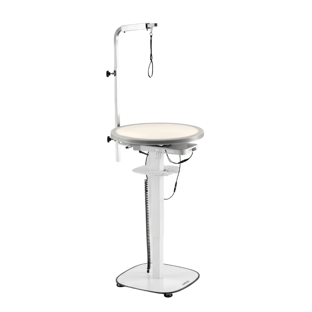 Radiant360 Rotating 360° Electric Grooming Table with LED Light by Jirpet