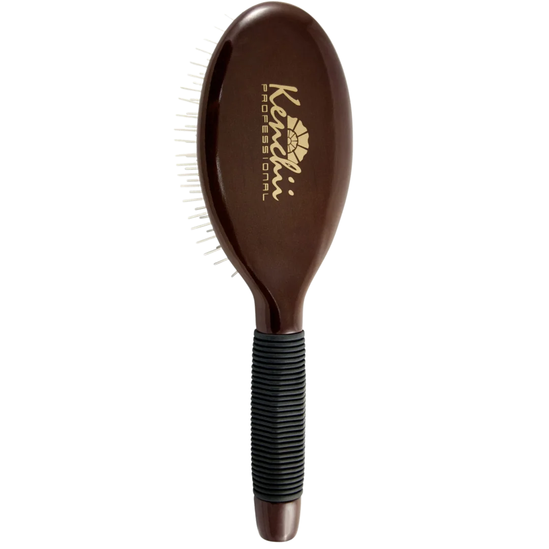 Large Metal Pin Oval Brush by Kenchii - Image 2