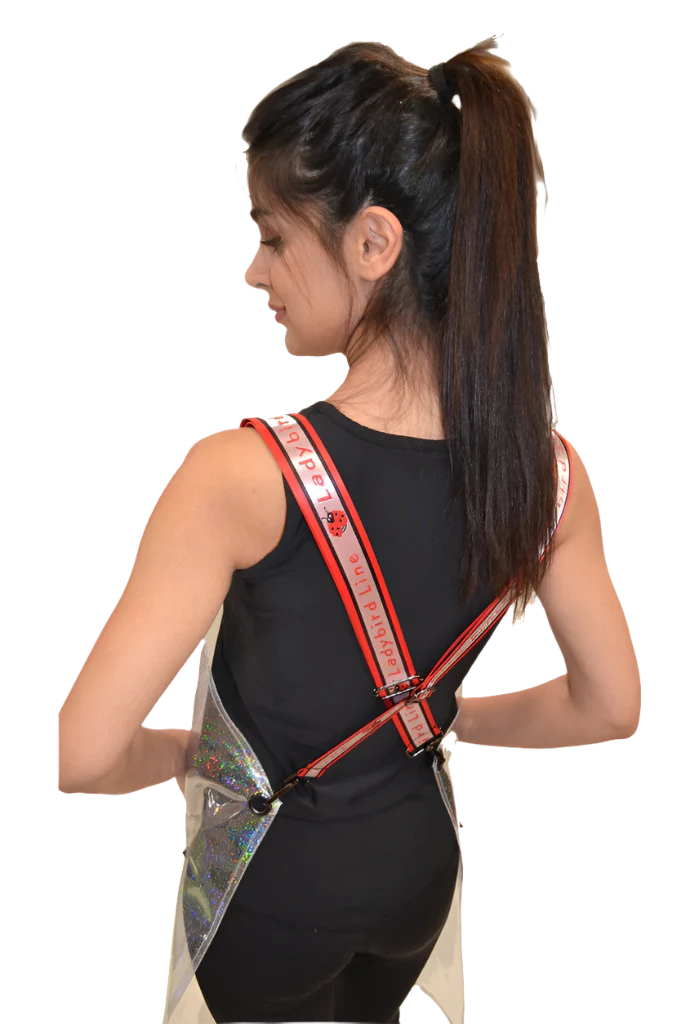 Clear Sparkle Signature Apron by Ladybird Line - Image 2