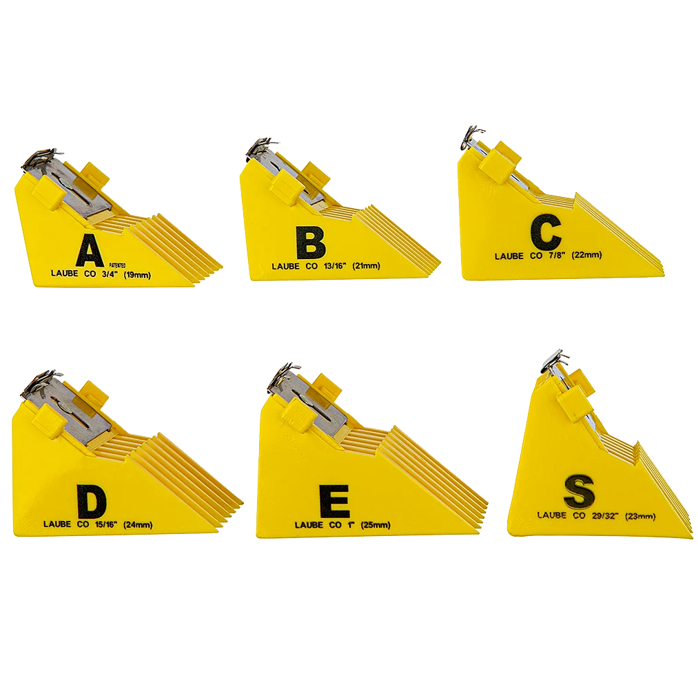 Big K Comb set of 6 Yellow by Laube - Image 2