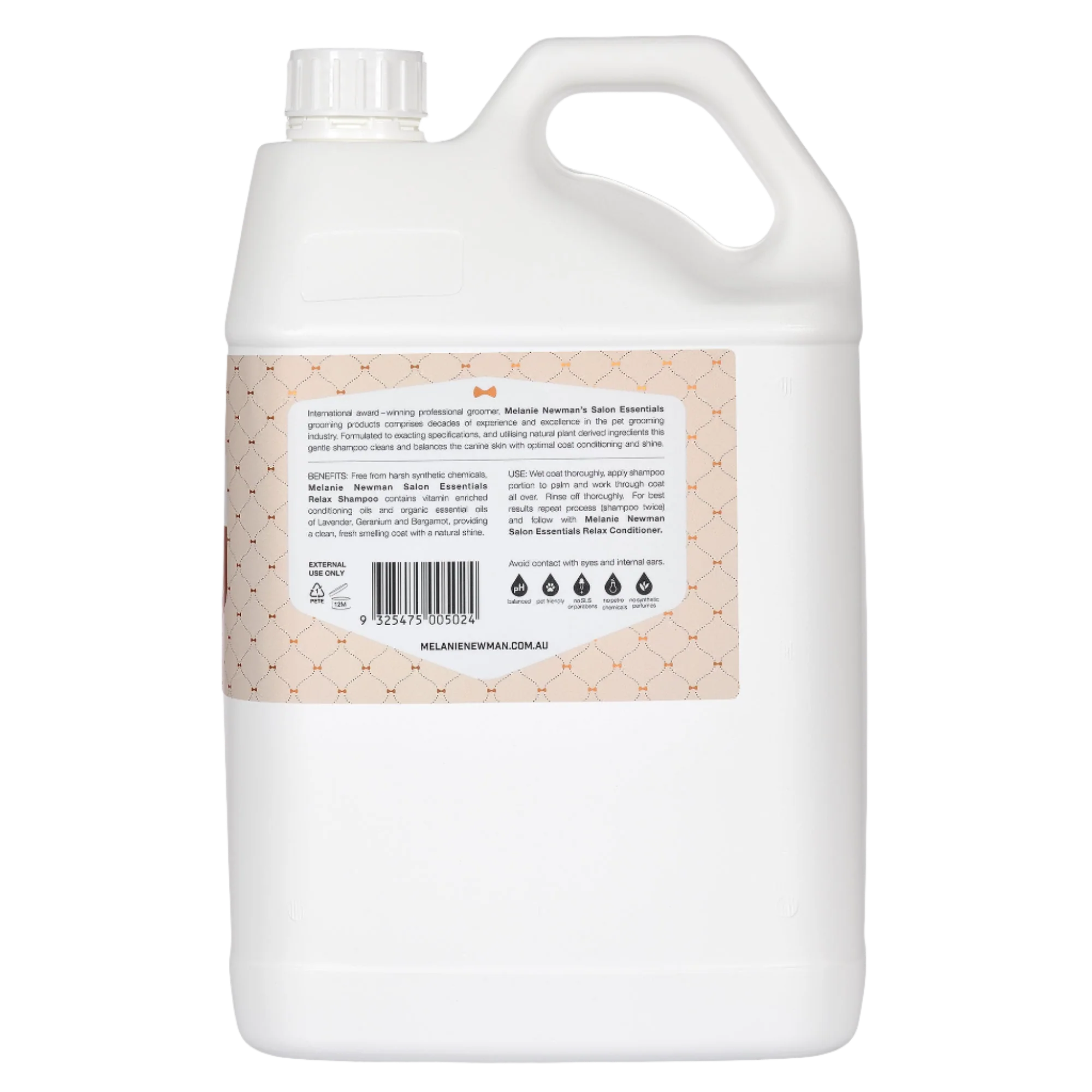 Relax Shampoo 5L by Melanie Newman - Image 3