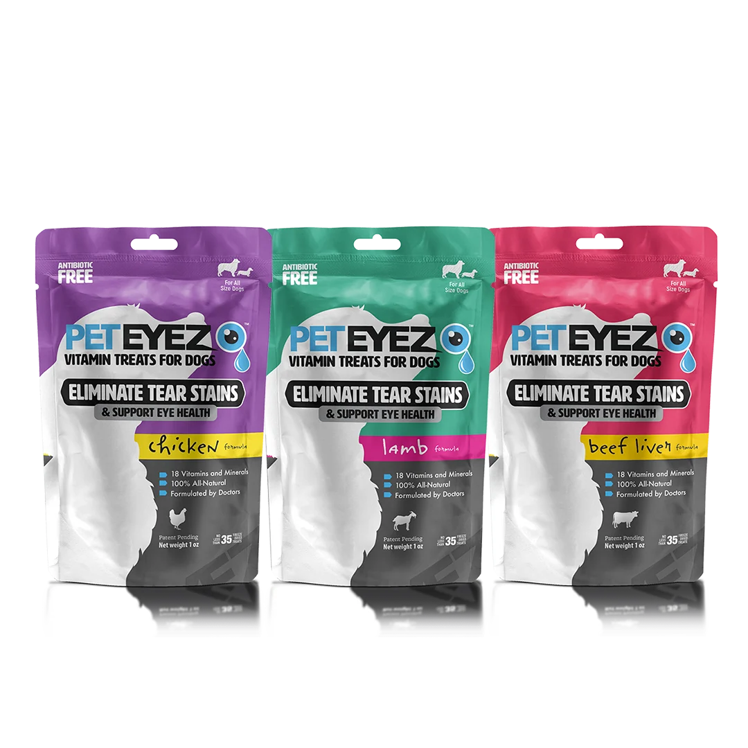 Chicken, Lamb, and Beef Liver Dog Treats Bundle by Pet Eyez - Image 2