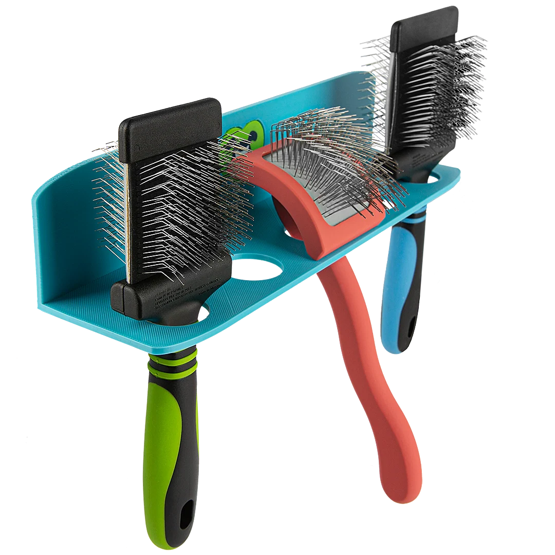 Hanging Brush Holder Cyan by PetStore.Direct - Image 2