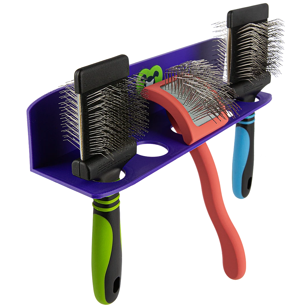 Hanging Brush Holder Purple by PetStore.Direct - Image 2