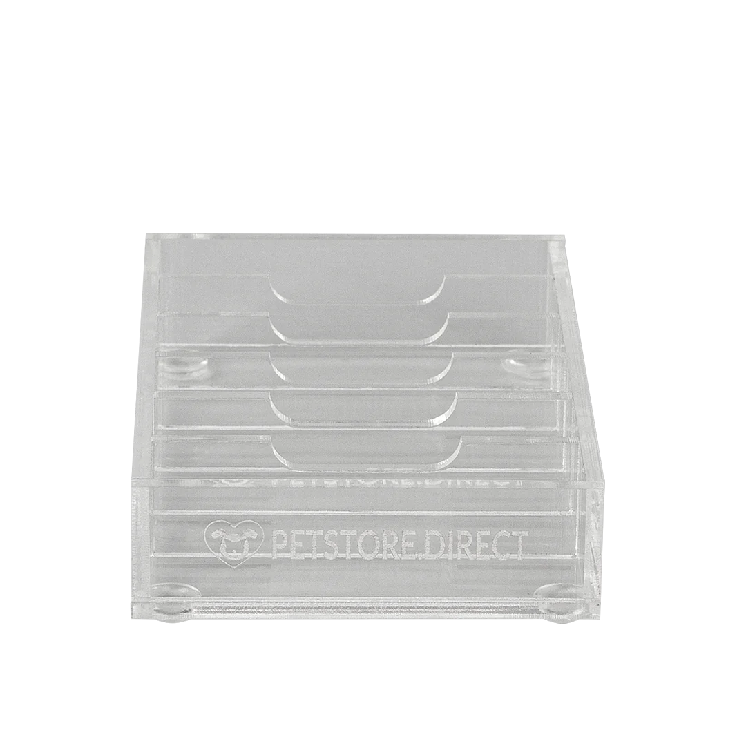 Mini Wide 6 Blade Holder Clear by PetStore.Direct - Image 5