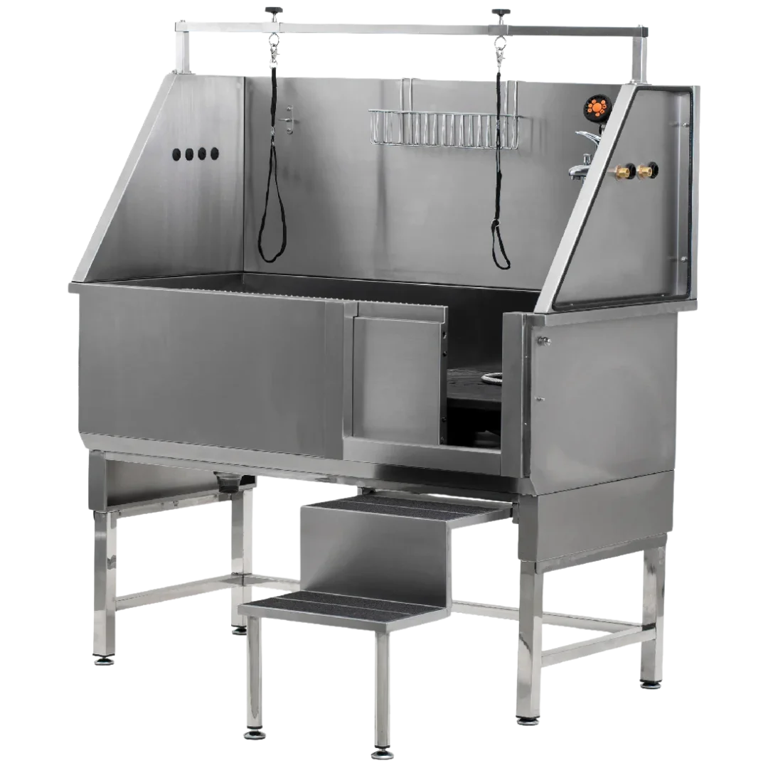 Pre-Order Walk-Through Bathing Tub with Steps by PetStore.Direct - Image 3