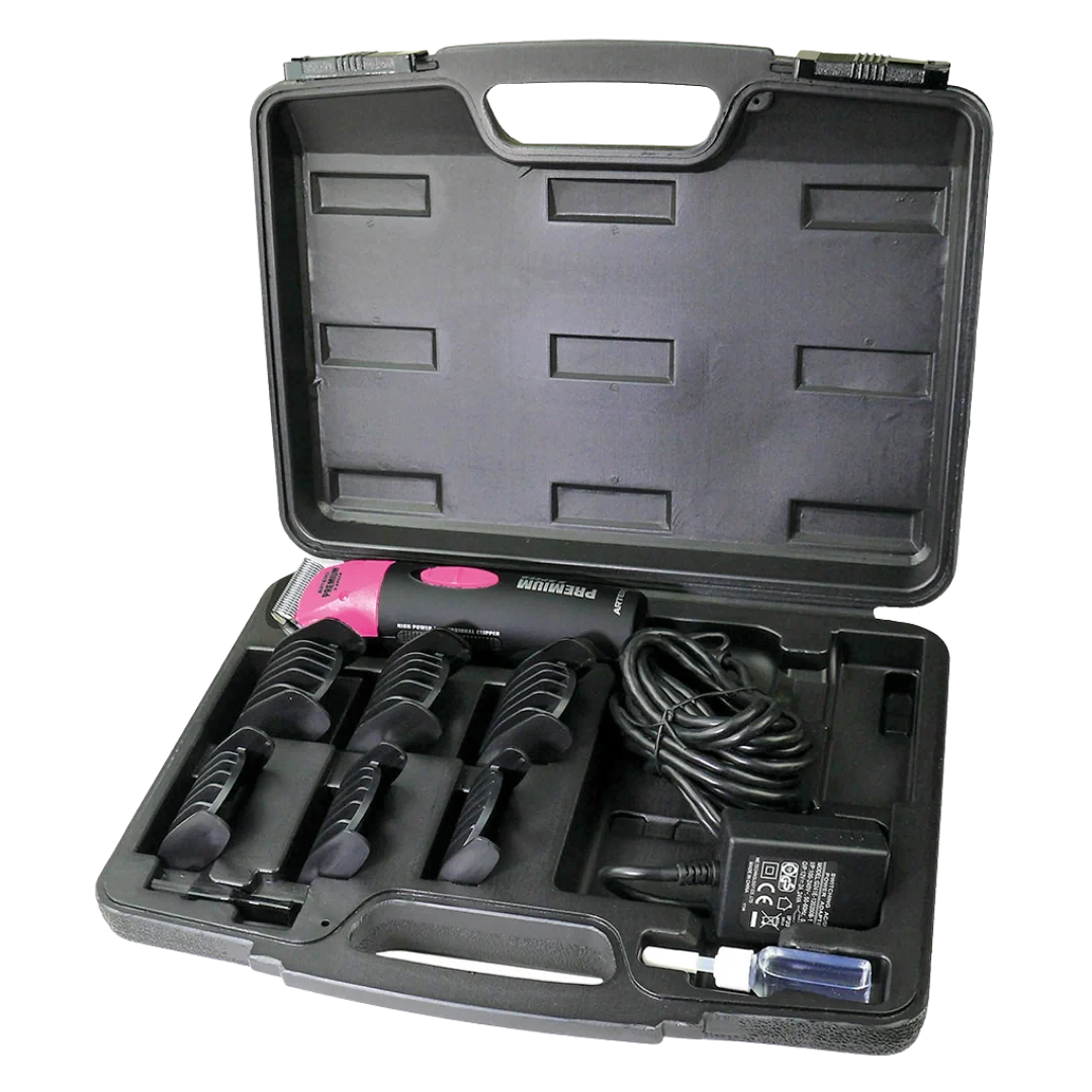 Premium Pink Professional Grooming Two Speed Clipper by Artero - Image 4