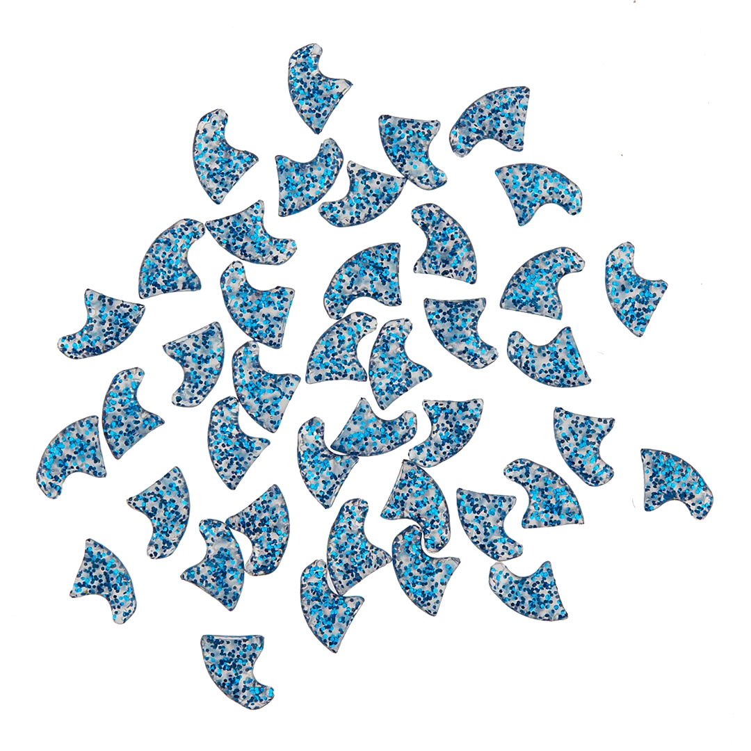 Blue Sparkle Feline Large Nail Caps by Soft Claws - Image 2