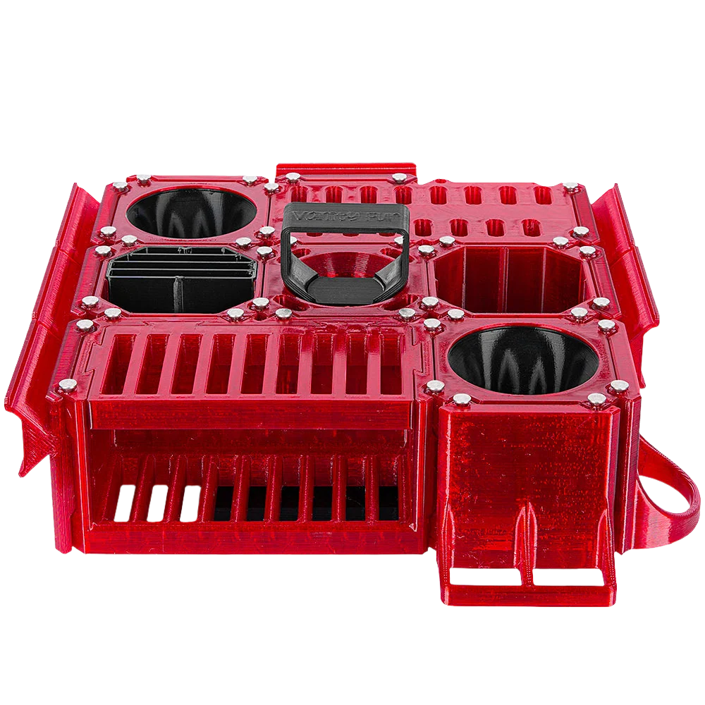 Custom Cube Tool Caddy Jolly Red by Vanity Fur - Image 2