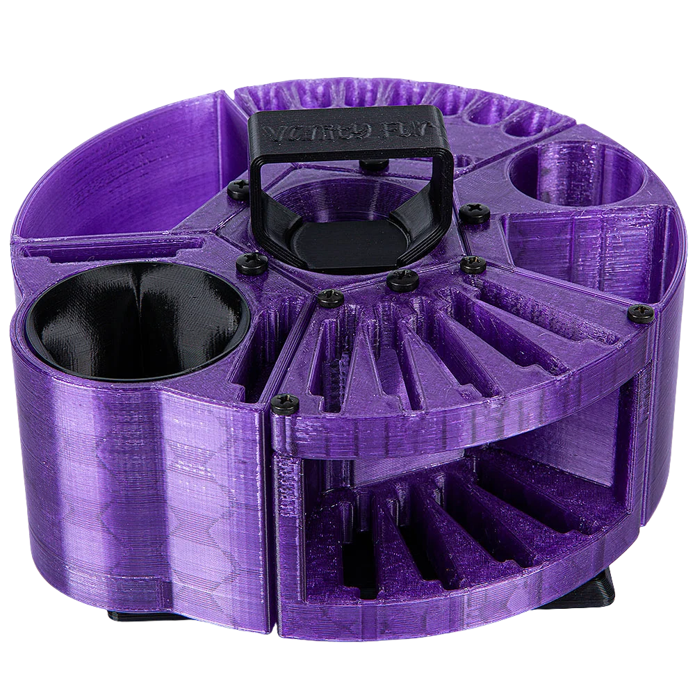 Houndabout Round Tool Caddy Jolly Purple by Vanity Fur