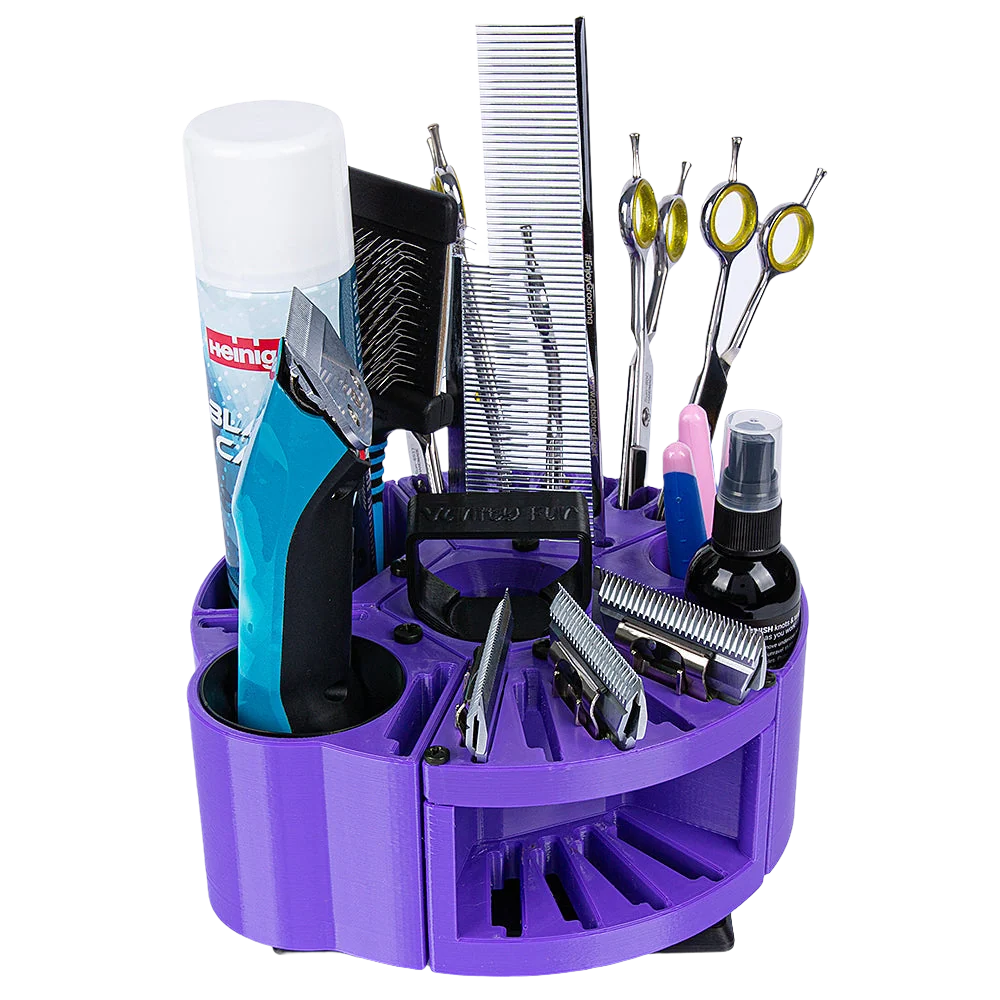 Houndabout Round Tool Caddy Purple by Vanity Fur - Image 3