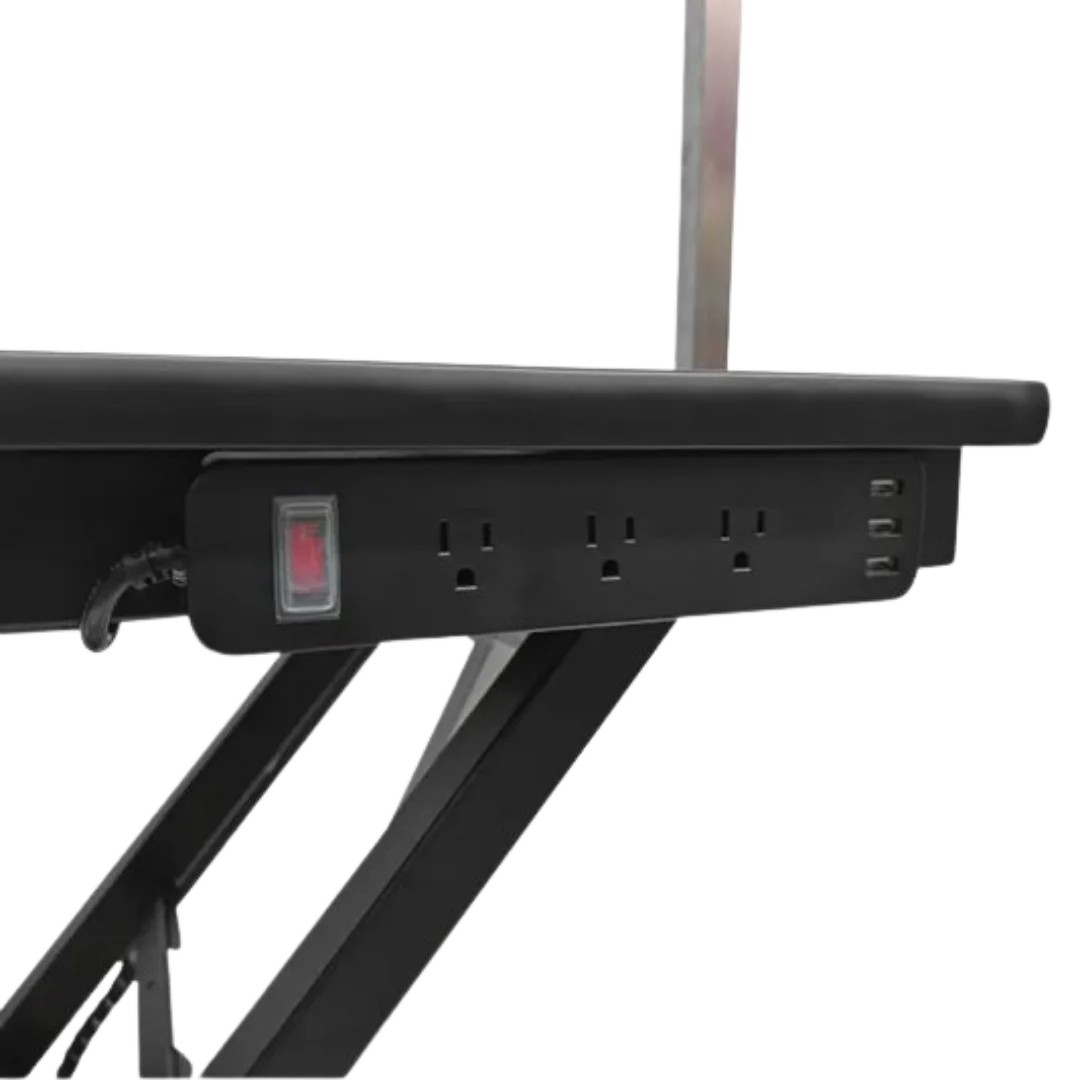 Pre-Order 52" Dog Grooming 999 Electric Table without Drawer Black by Waggz - Image 3