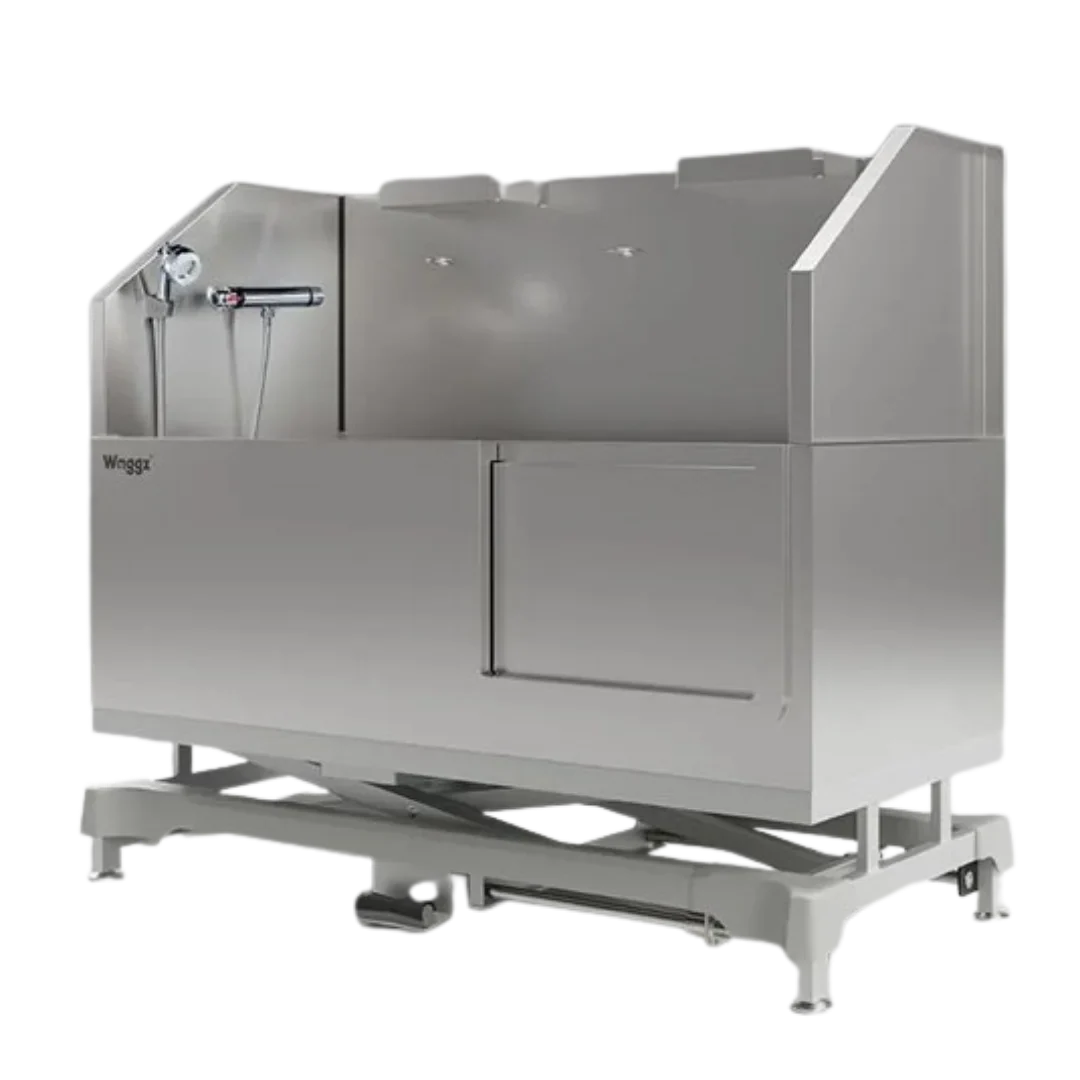 50" Dog Grooming Electric Tub with Lift-up Door White by Waggz - Image 2