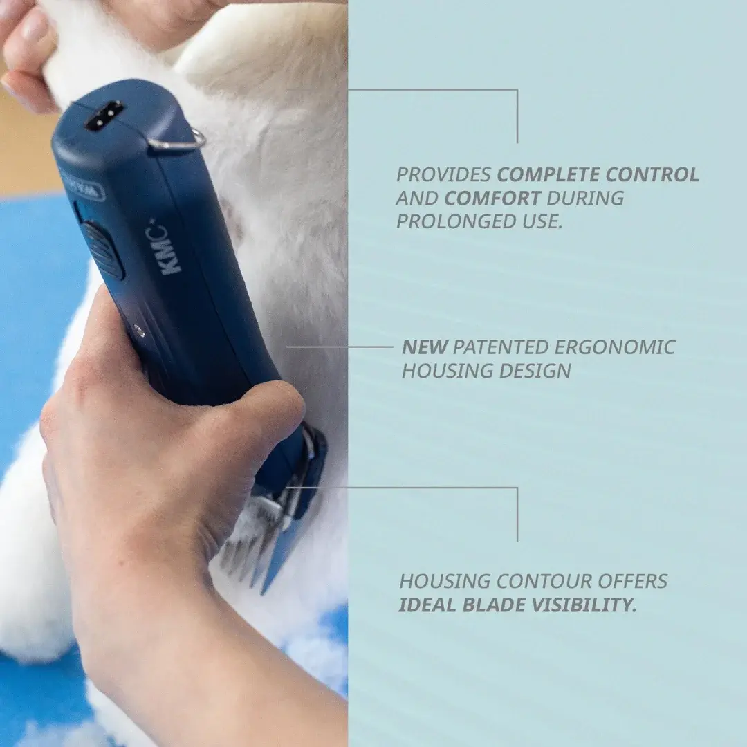 KMC+ 2 Speed Cordless Clipper Navy Blue by Wahl - Image 4