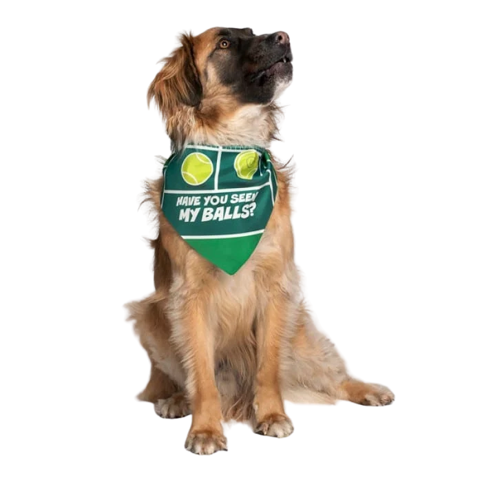 "Have You Seen My Balls?" Dog Bandana by Dog Fashion Living - Image 2