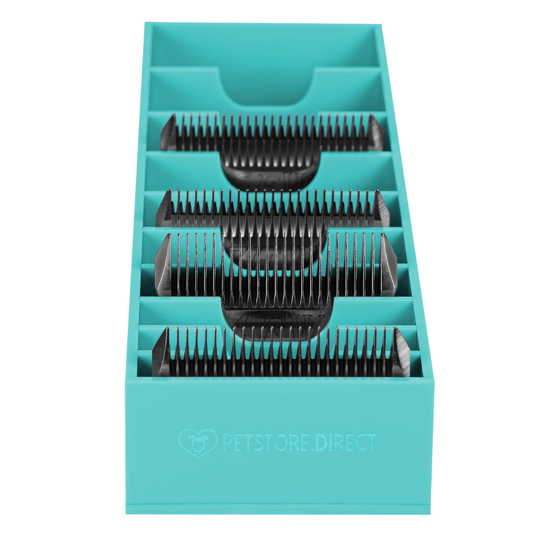 Wide 10 Blades/Combs Guard Holder Aqua by PetStore.Direct - Image 3