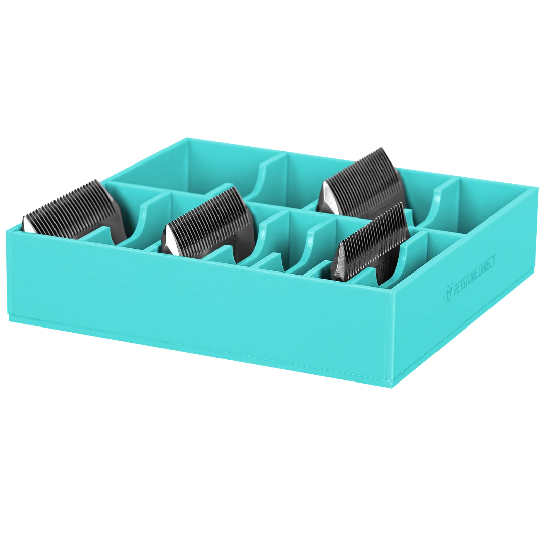 Wide Blades/Combs Guard Holder 11 Aqua by PetStore.Direct