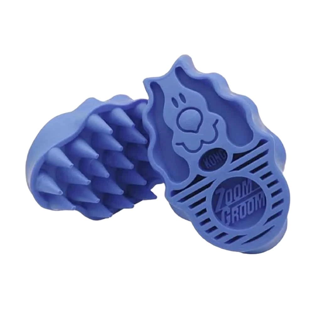 Small Bathing Brush for Puppies Blue by ZoomGroom - Image 3